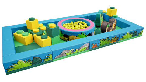 Jungle Packaway Soft Play Kit - 2m x 4m (8 floor pads)