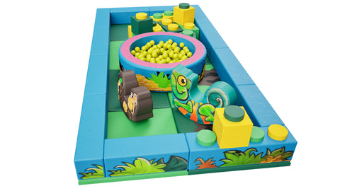 Jungle Packaway Soft Play Kit - 2m x 4m (8 floor pads)