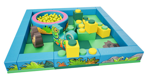 Jungle Packaway Soft Play Kit - 3m x 3m (9 floor pads)