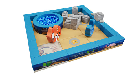 Under the Sea Packaway Soft Play Kit - 3m x 3m (9 floor pads)