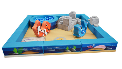 Under the Sea Packaway Soft Play Kit - 3m x 3m (9 floor pads)