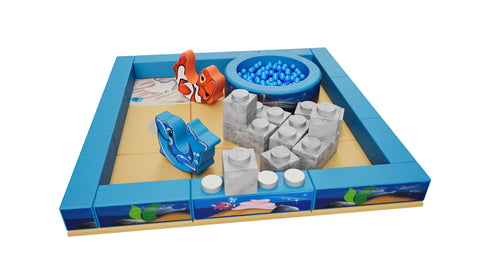 Under the Sea Packaway Soft Play Kit - 3m x 3m (9 floor pads)