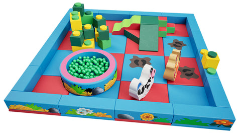 Farm Packaway Soft Play Kit - 4m x 4m (16 floor pads)