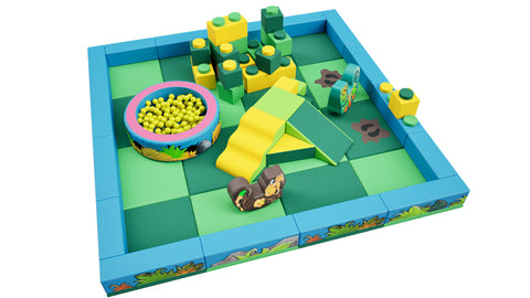 Jungle Packaway Soft Play Kit - 4m x 4m (16 floor pads)