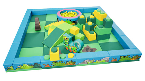 Jungle Packaway Soft Play Kit - 4m x 4m (16 floor pads)