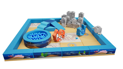 Under the Sea Packaway Soft Play Kit - 4m x 4m (16 floor pads)
