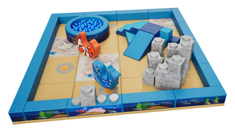 Under the Sea Packaway Soft Play Kit - 4m x 4m (16 floor pads)