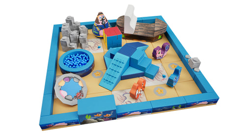 Under the Sea Packaway Soft Play Kit - 5m x 5m (25 floor pads)