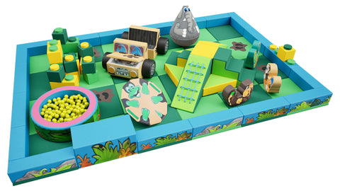Jungle Packaway Soft Play Kit - 6m x 4m (24 floor pads)