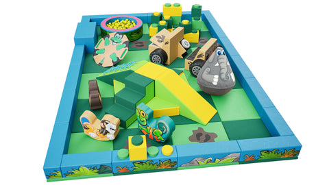 Jungle Packaway Soft Play Kit - 6m x 4m (24 floor pads)