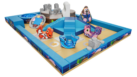 Under the Sea Packaway Soft Play Kit - 6m x 4m (24 floor pads)