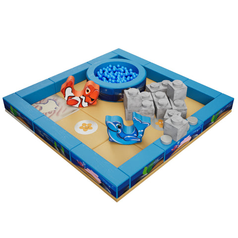 Under the Sea Packaway Soft Play Kit - 3m x 3m (9 floor pads)