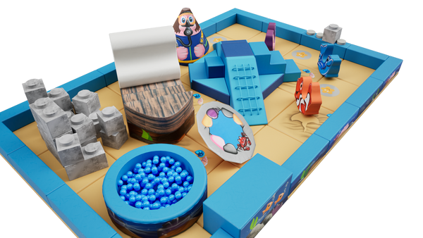 Under the Sea Packaway Soft Play Kit - 6m x 4m (24 floor pads)