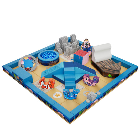 Under the Sea Packaway Soft Play Kit - 5m x 5m (25 floor pads)
