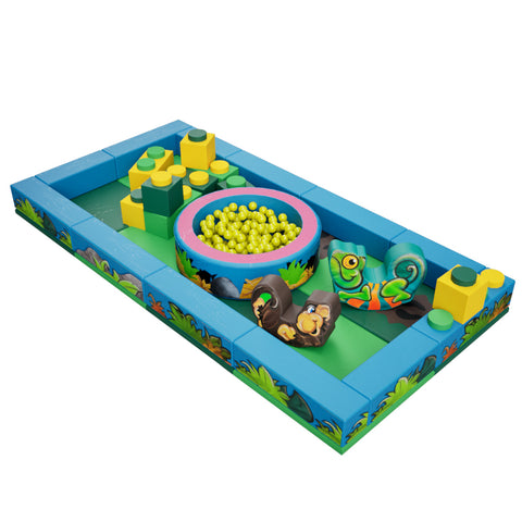 Jungle Packaway Soft Play Kit - 2m x 4m (8 floor pads)