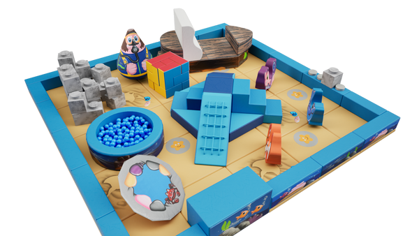 Under the Sea Packaway Soft Play Kit - 5m x 5m (25 floor pads)