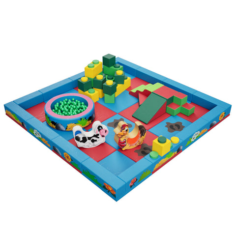 Farm Packaway Soft Play Kit - 4m x 4m (16 floor pads)