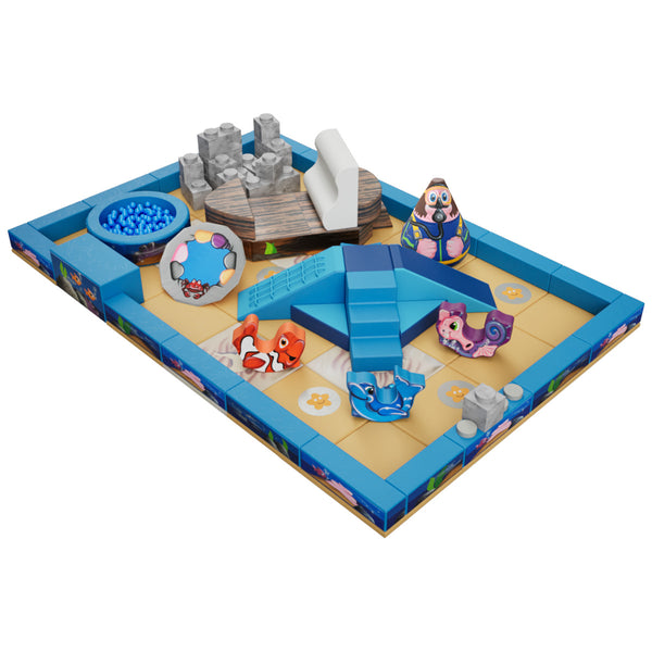 Under the Sea Packaway Soft Play Kit - 6m x 4m (24 floor pads)