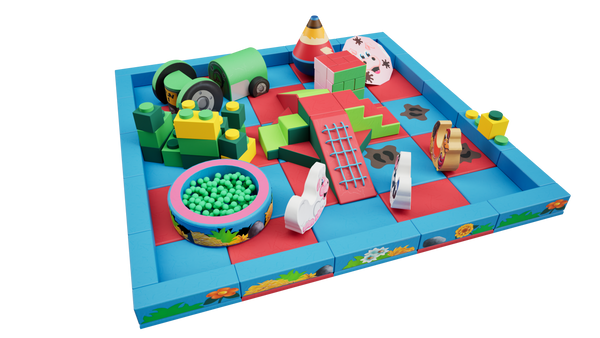 Farm Packaway Soft Play Kit - 5m x 5m (25 floor pads)