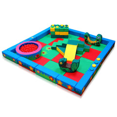 Land and Forest Packaway Soft Play Kit - 4m x 4m - The Soft Brick Company