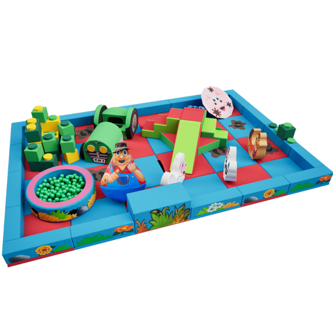 Farm Packaway Soft Play Kit - 6m x 4m (24 floor pads)