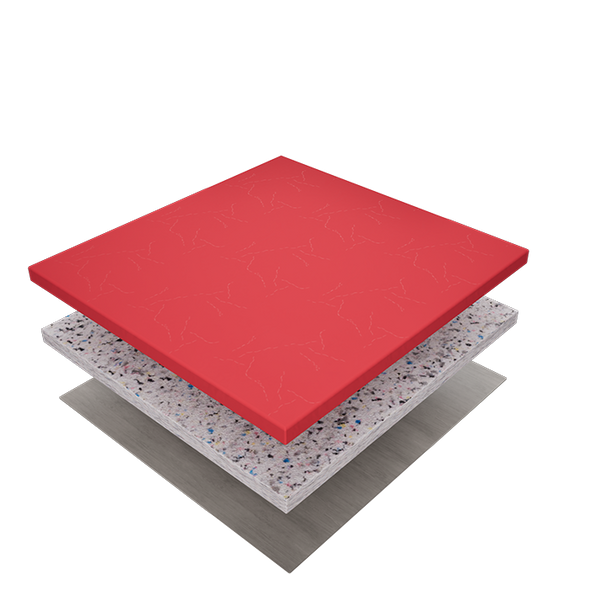 Floor Padding - Wooden Back - 1m x 1m