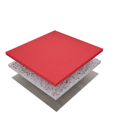 Floor Padding - Wooden Back - 1m x 1m