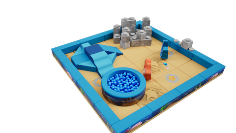 Under the Sea Packaway Soft Play Kit - 4m x 4m (16 floor pads)