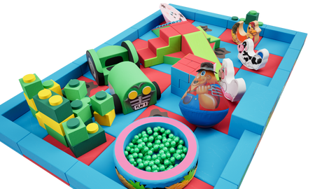 Farm Packaway Soft Play Kit - 6m x 4m (24 floor pads)