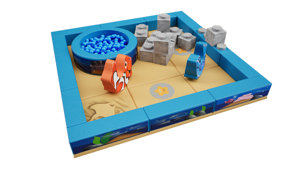 Under the Sea Packaway Soft Play Kit - 3m x 3m (9 floor pads)