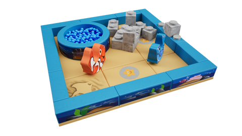 Under the Sea Packaway Soft Play Kit - 3m x 3m (9 floor pads)