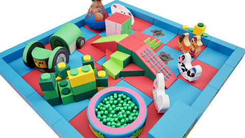 Farm Packaway Soft Play Kit - 5m x 5m (25 floor pads)