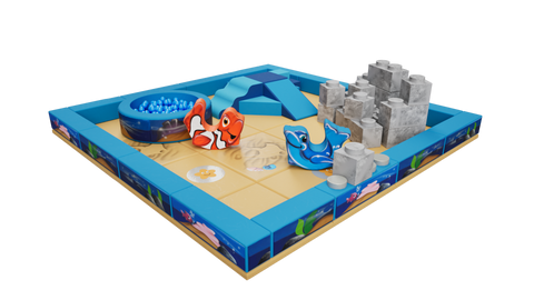 Under the Sea Packaway Soft Play Kit - 4m x 4m (16 floor pads)