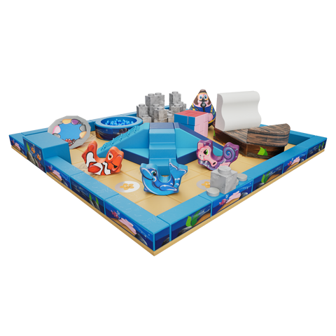 Under the Sea Packaway Soft Play Kit - 5m x 5m (25 floor pads)