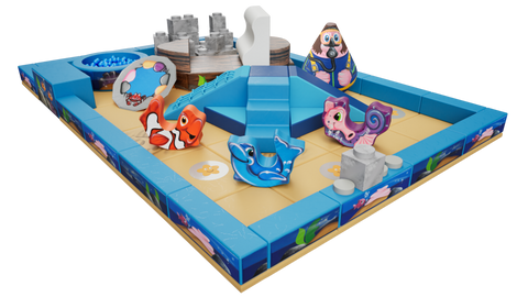 Under the Sea Packaway Soft Play Kit - 6m x 4m (24 floor pads)