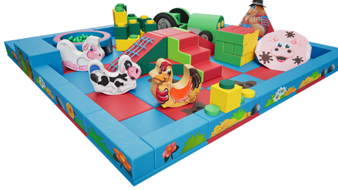 Farm Packaway Soft Play Kit - 5m x 5m (25 floor pads)