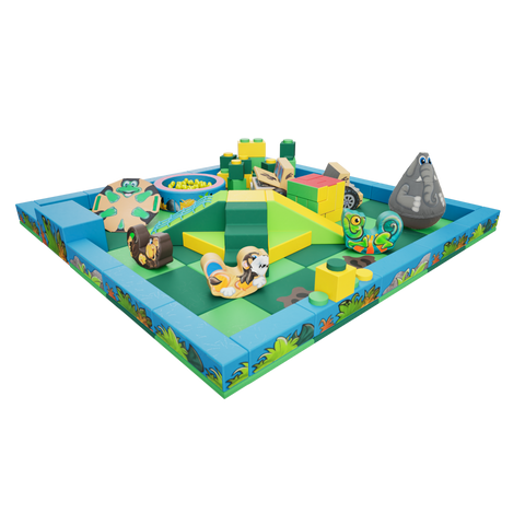 Jungle Packaway Soft Play Kit - 5m x 5m (25 floor pads)
