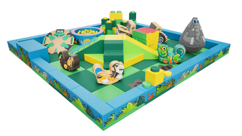 Jungle Packaway Soft Play Kit - 5m x 5m (25 floor pads)