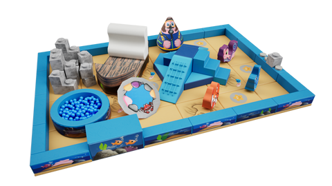 Under the Sea Packaway Soft Play Kit - 6m x 4m (24 floor pads)