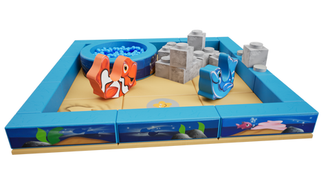 Under the Sea Packaway Soft Play Kit - 3m x 3m (9 floor pads)