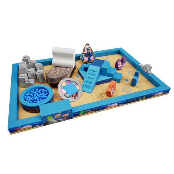 Under the Sea Packaway Soft Play Kit - 6m x 4m (24 floor pads)