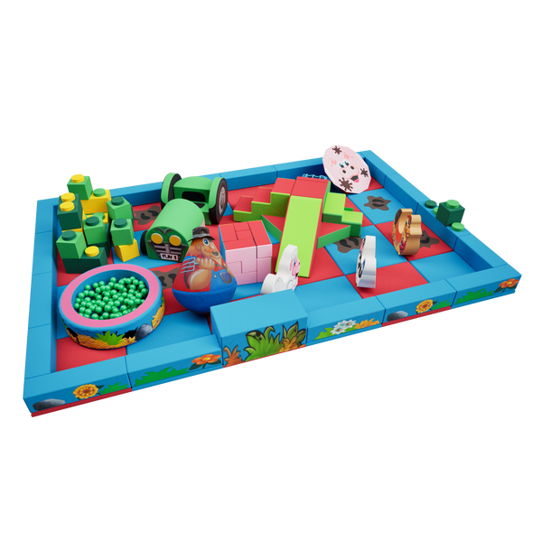 Farm Packaway Soft Play Kit - 6m x 4m (24 floor pads)
