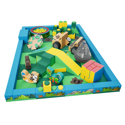 Jungle Packaway Soft Play Kit - 6m x 4m (24 floor pads)