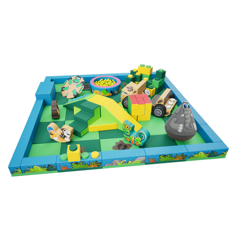 Jungle Packaway Soft Play Kit - 5m x 5m (25 floor pads)