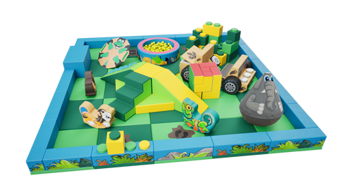 Jungle Packaway Soft Play Kit - 5m x 5m (25 floor pads)