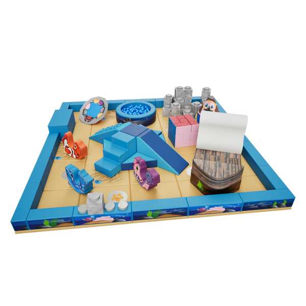Under the Sea Packaway Soft Play Kit - 5m x 5m (25 floor pads)