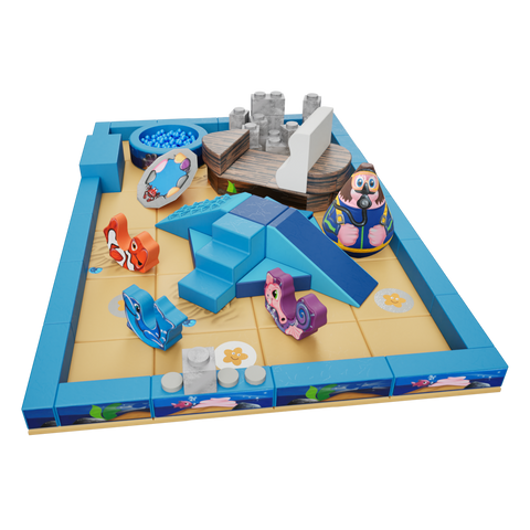 Under the Sea Packaway Soft Play Kit - 6m x 4m (24 floor pads)