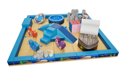 Under the Sea Packaway Soft Play Kit - 5m x 5m (25 floor pads)
