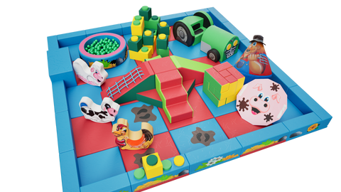 Farm Packaway Soft Play Kit - 5m x 5m (25 floor pads)