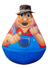 Wobbly Character Farmer - The Soft Brick Company